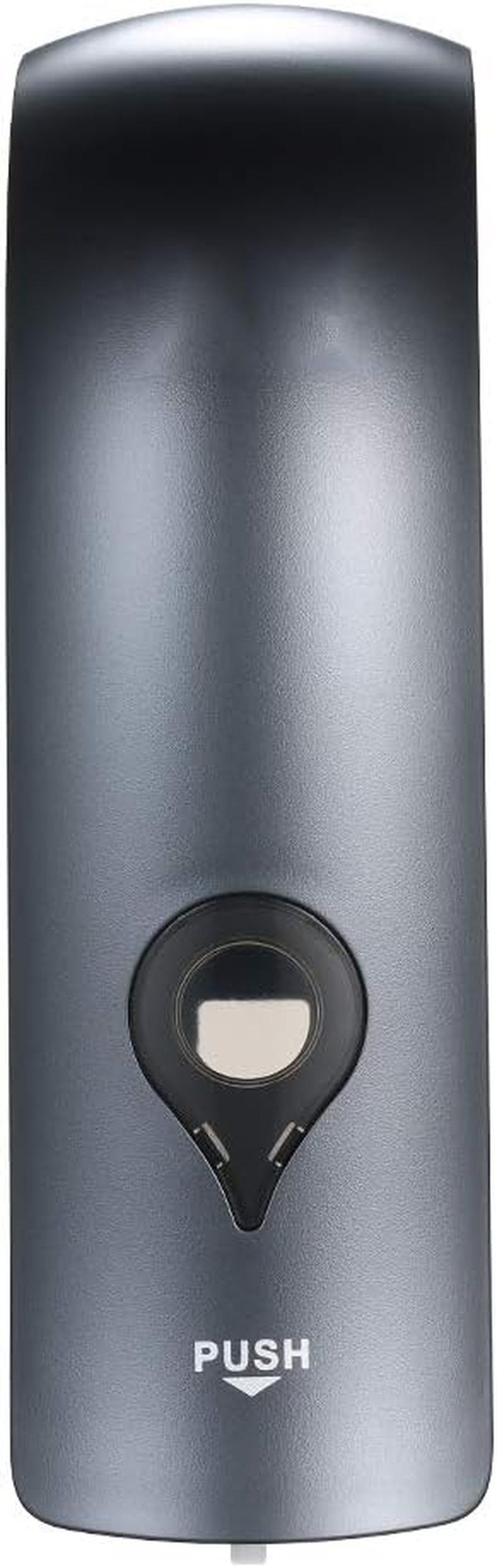 Lancoon Soap Dispenser Wall Mounted Single Head Dispenser, Gray Color Suitable for Family Bathroom Kitchen Hotel Commercial Place, Space Saving and ABS Durable 300Ml/10.56Fl.Oz