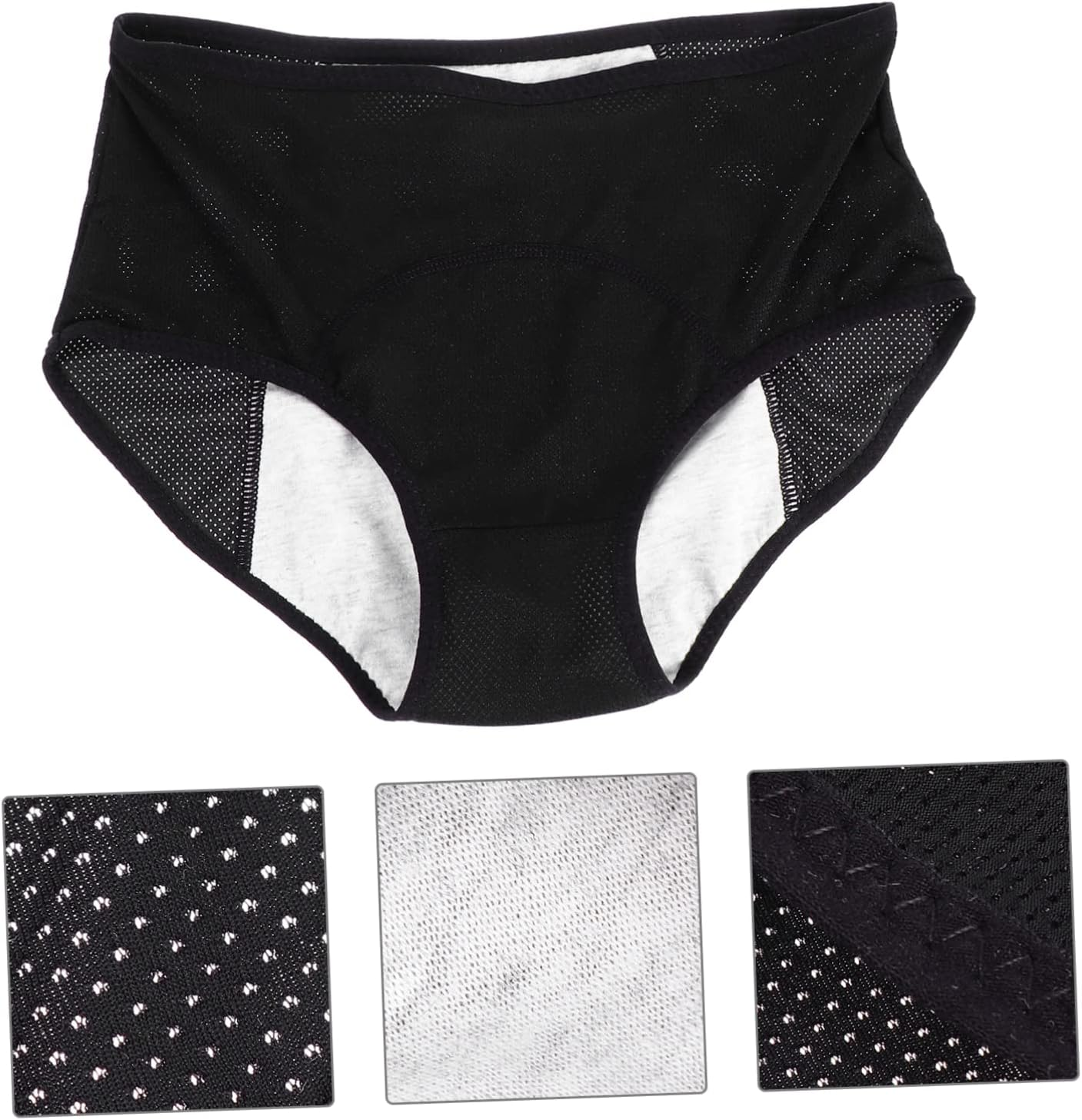 Menstrual Briefs for Women Comfortable Reusable Underwear with Leak Design Made from Soft Light for Menstruation Protection image number 4