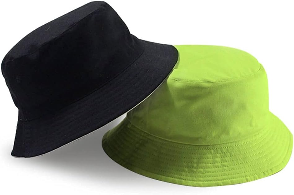 Yizhichu19900502 1Pcs Oversize Bucket Hat Double-Side-Wear Summer Travel Sun Beach Cap L/XL/XXL