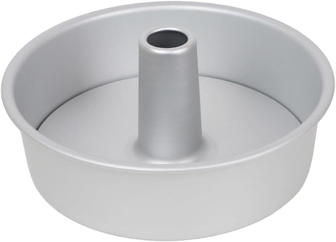 Angel Food Cake Pan,Round Cake Pans - Nonstick Baking Cake Pans, Loose Bottom round Cupcake Pan, Baking Cake Mould for Baking, Kitchen (8 Inches)