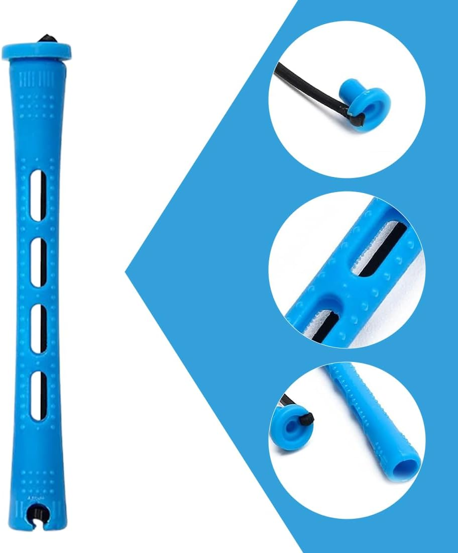 40 Pieces Small Perm Rollers, Small Curlers, Heat Free Curlers for Short, Long Hair, Shaping Tool, Curlers, Perm Curlers image number 2