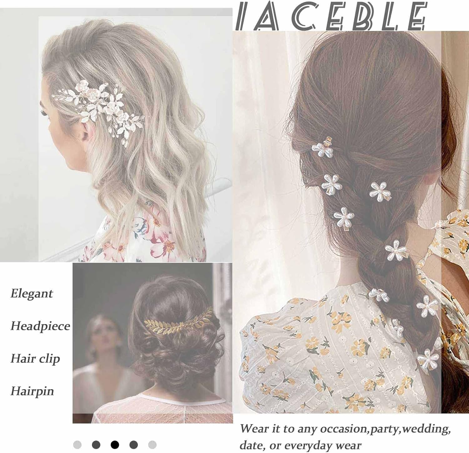 French Metal Bar Hairclip Barrette Silver Geometry Rectangular Hair Barrette Clips Minimalist Square Ponytail Holder Hair Clip Decorative Hair Accessories for Women Headdress (Silver)