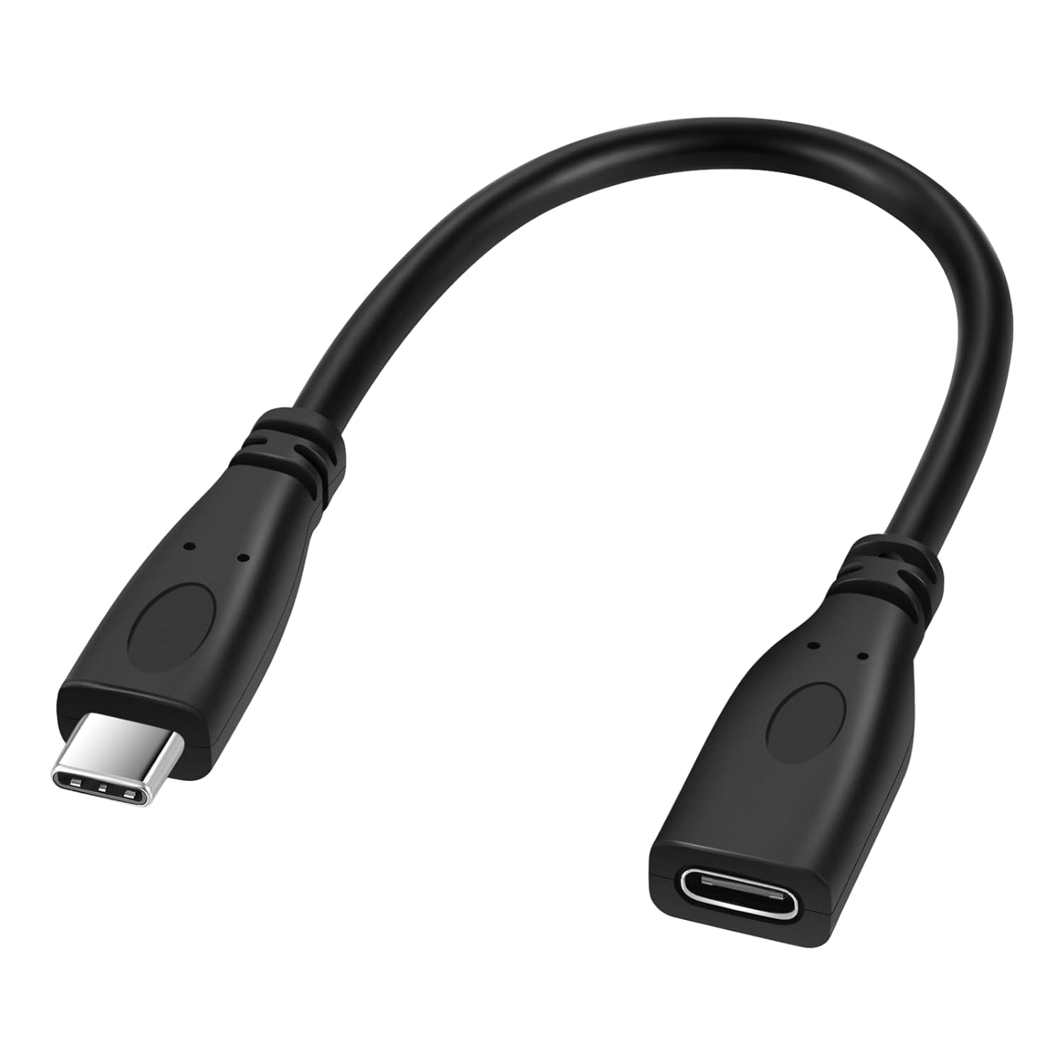 Thzzhnno USB C Extension Cable 0.2M, USB C 3.1 Extender Type C Male to Female Support 65W Fast Charging, 10Gbps Sync Transfer Compatible with USBC Hub/Psvr2/Iphone 15/Macbook Pro/Mag Safe Charger image number 6