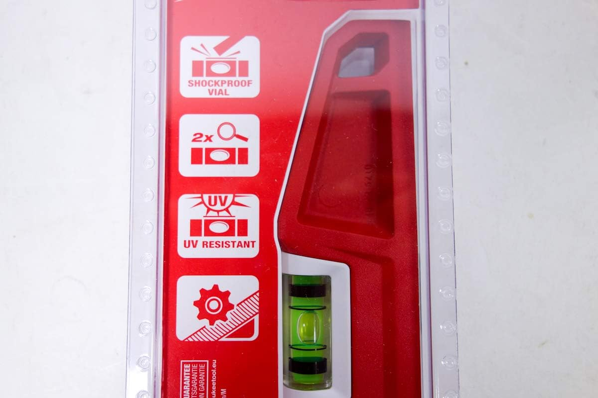 Milwaukee 4932459096 932459096 Block Torpedo Level, Red/Black image number 1