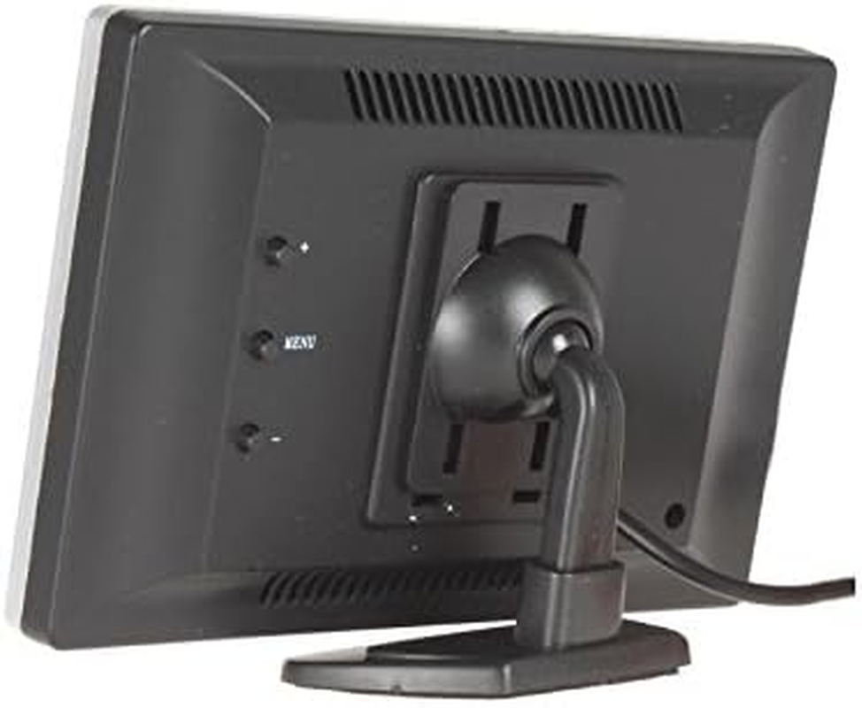 BW 5 Inch HD TFT LCD Car Monitor with Two Video Input, High -Resolution 800*480 Car Rearview Reversing Parking Monitor and Full Color LCD Backlight Display for Car Rear View Cameras/Car Dvd/Vcd/Gps/Other Video Equipment image number 3