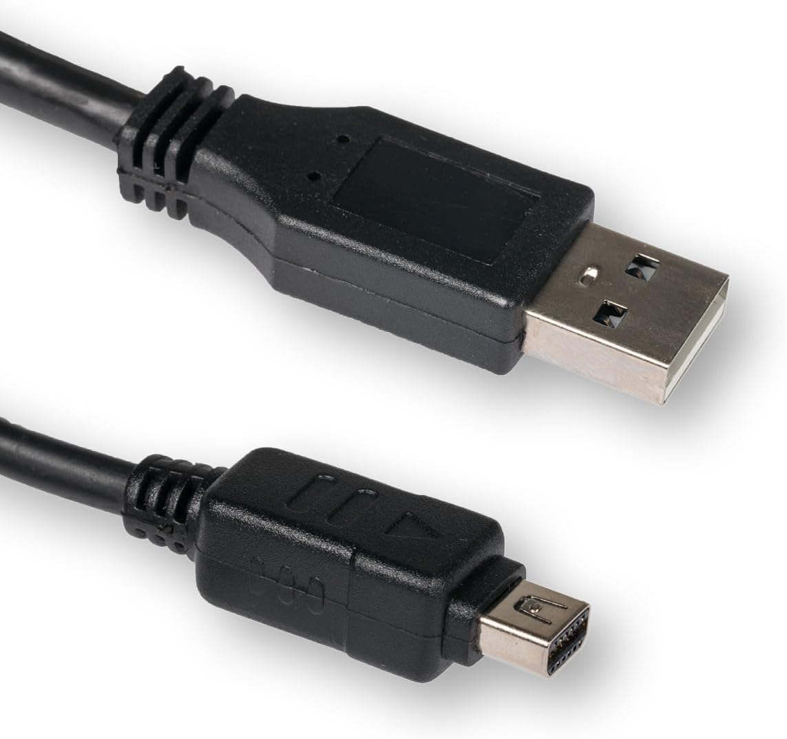 Sveditec USB Cable for Olympus XZ-2 Digital Camera Data Cable Length 1.5 M image number 2