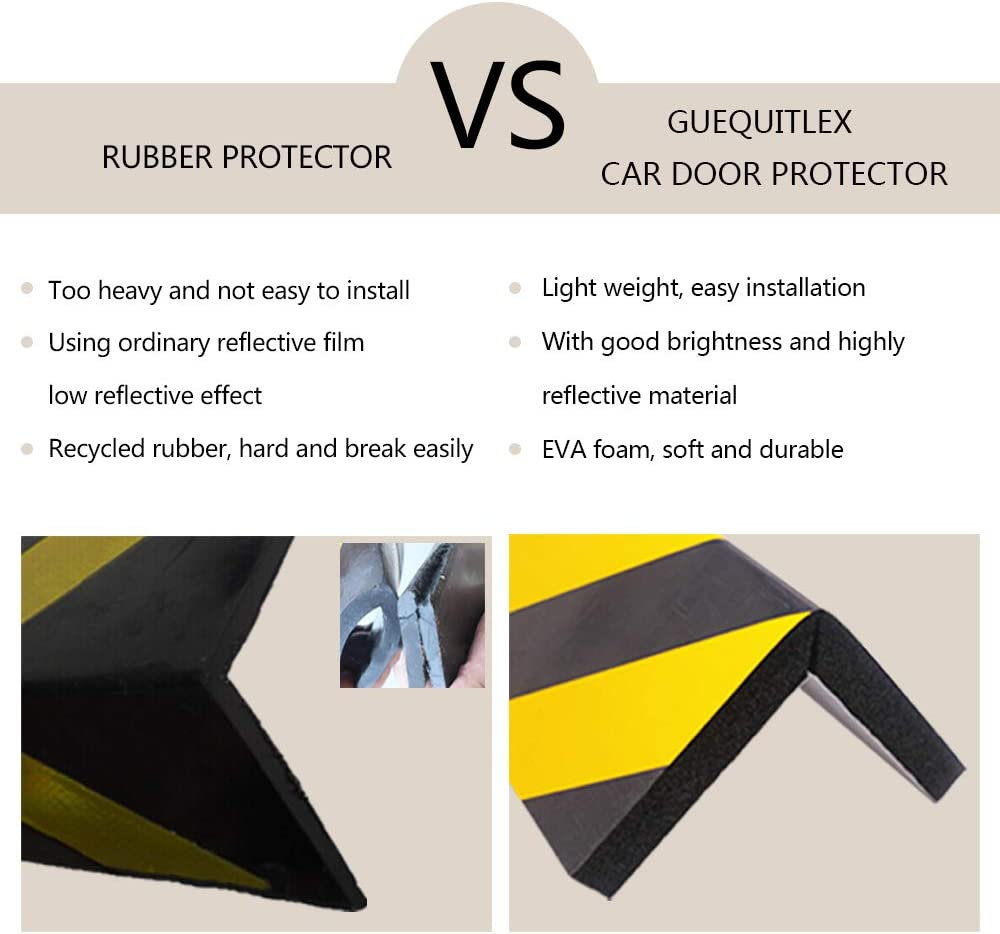 Garage Wall Protector Foam Car Door Protector Wall Corner Guard for Parking Garages - Wall Edge Protector Protect Your Car - Garage Wall - Wall Corner Edge and Bumpers Corner Guards (Corner Guards-4Pack) image number 3