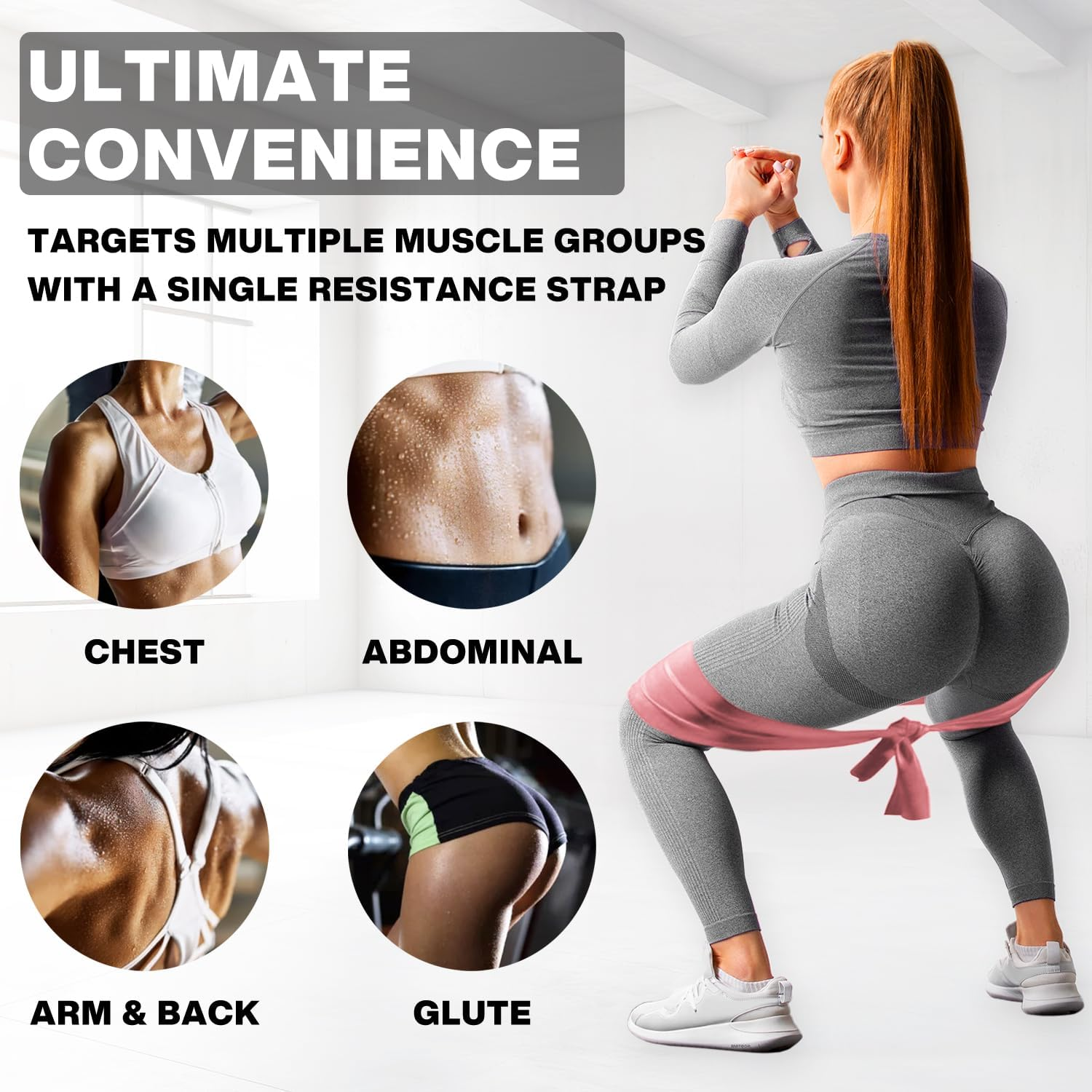 METEOR Resistance Bands, Exercise Bands, Fitness Bands, Resistance Strap for Physical Therapy, Strength Training, Yoga, Pilates, Stretching, Latex Elastic Bands with Different Strengths, Workout Bands image number 3