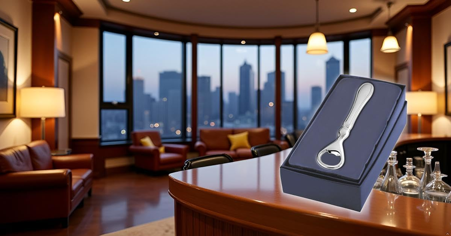 SILBERKANNE Bottle Opener Bottle Opener L 12 Cm Premium Silver Plated Elegant Silver-Plated in Top Workmanship image number 1