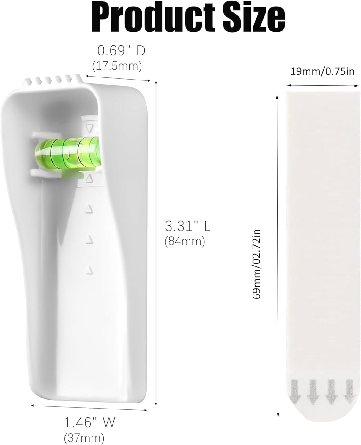 6 PCS Picture Hanger,No Nails Picture Hooks,Drill Free Adhesive Hooks,With 12 Large Removable Adhesive Strips,Damage Free Picture Hanging Hooks Heavy Duty,Large Universal Frame Hanger