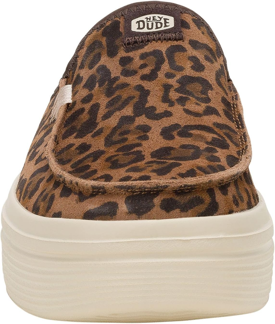 Hey Dude Women'S Austin Lift Classic | Women'S Shoes | Women Slip-On Loafers | Comfortable & Light-Weight, Brown Leopard, 8 image number 5