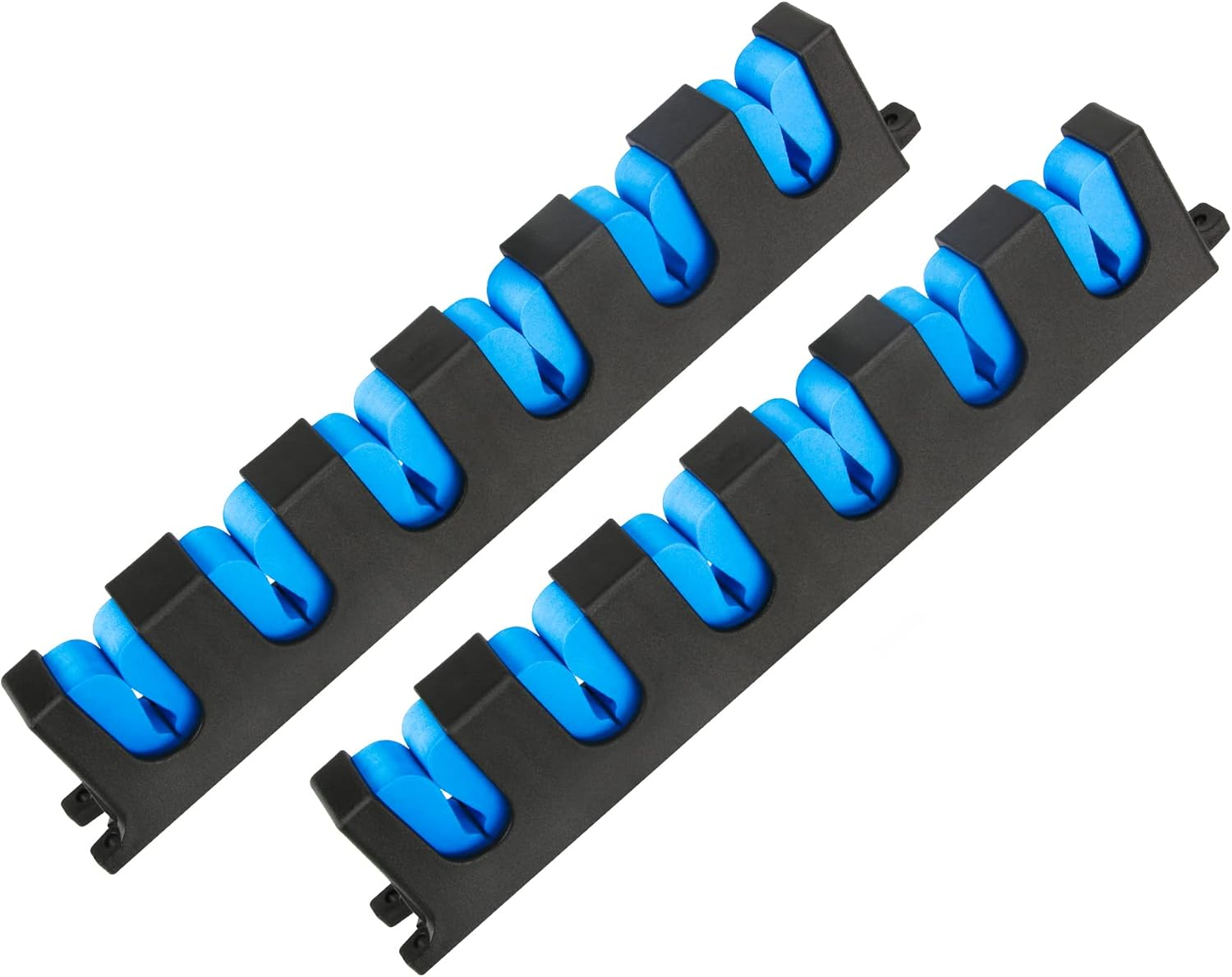 Go Pal RR1 Horizontal Fishing Rod Holder Store 6 Rods or Fishing Rod Combos Wall Mounted Fishing Rod Rack for Garage, Horizontal 6-Rod Rack