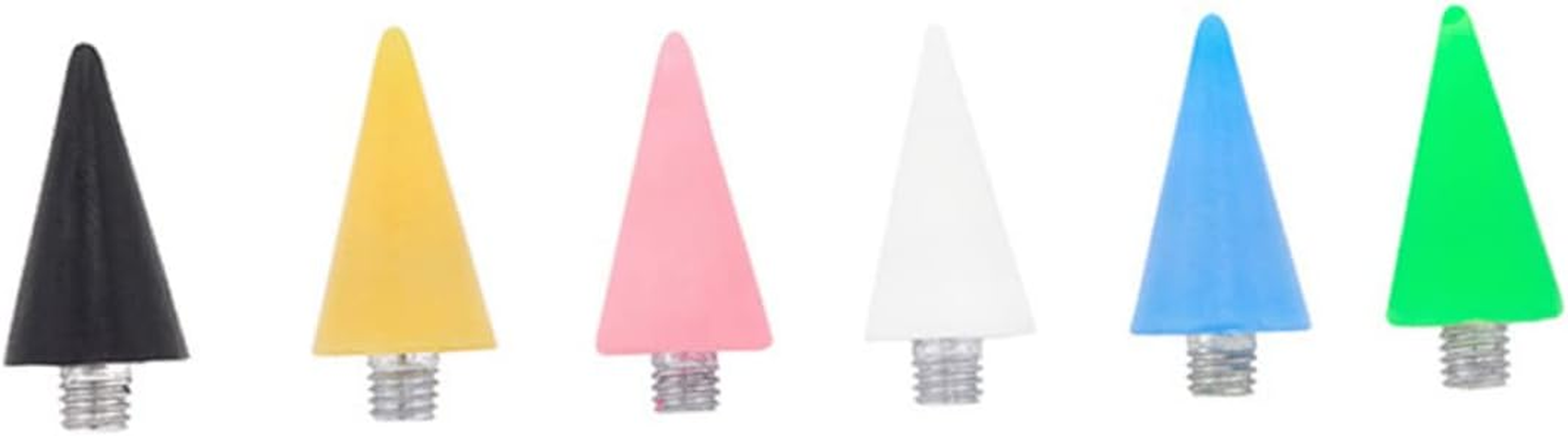 Baluue Acrylic Dotting Pen Replacement Head Set 3Pcs Green Nail Art Tools for Manicure Wax Head Dotting Pen for Rhinestones Picking and Diy Nail Designs