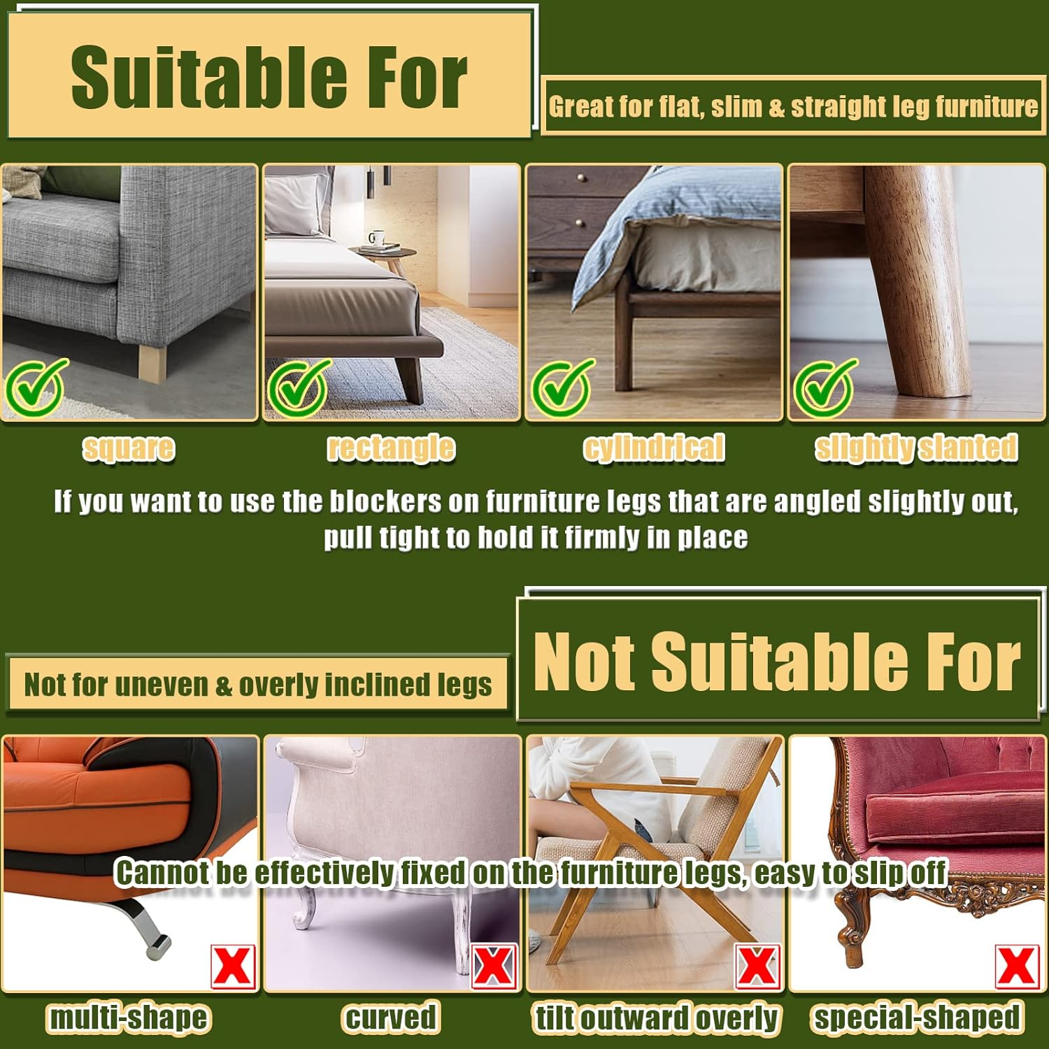 STAY GENT Toy Blocker for under Bed and under Couch, under Couch Blocker under the Bed Gap Blocker Bumpers to Stop Kids Pets Dogs and Cats Toys Going under Furniture Gaps, 15Cm X 7M image number 6