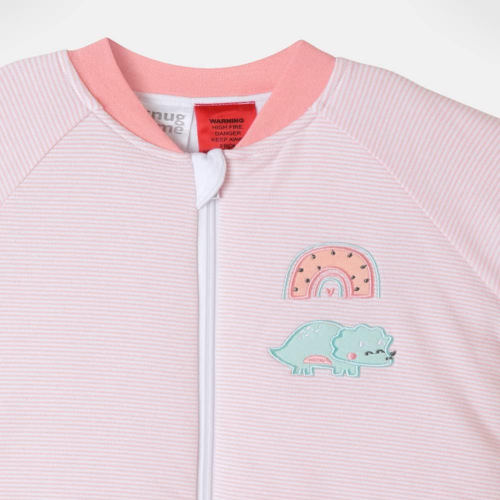 Snugtime Yarn Dyed Stripe Padded COSI Bag, Pink, 1 Size image number 3