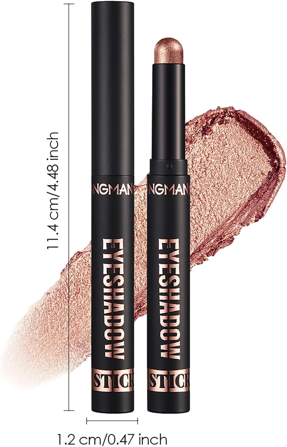 Fantasyday 8PCS Cream Eyeshadow Stick Sets, Metallic Glitter Shimmer Smokey Eye Looks Waterproof Long Lasting Quick-Drying Sparkling Eye Shadow Makeup Kits(Color Set A) - F image number 5