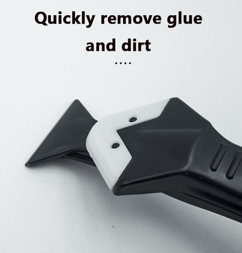 SOVYOULIVE 3-In-1 Heavy-Duty Adhesive Remover &ndash; Stainless Steel Scraper Tool for Glass, Walls & Seams | Scratch-Free Surface Safe, Multi-Tool for DIY, Renovation & Professional Use image number 3