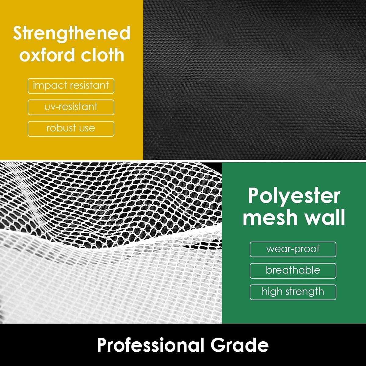 3M Golf Practice Net Hitting Chipping Training Aid Cage for Home Backyard Indoor Outdoor,Black image number 1