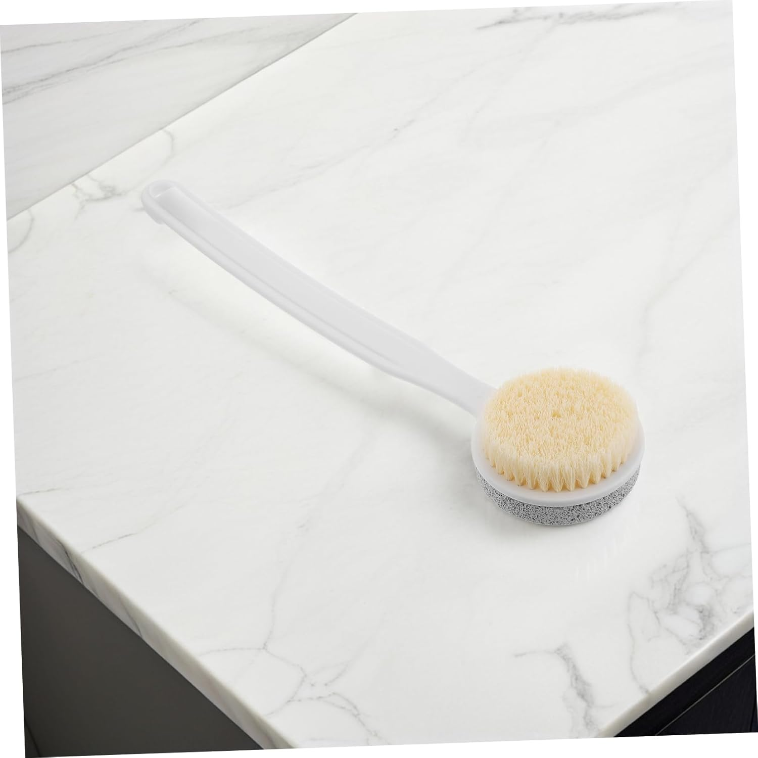 LIFKOME Pumice Stone Foot Brush for Callus Removal Long Handle Foot Exfoliator for Dead Skin Peel Pedicure Tool image number 3