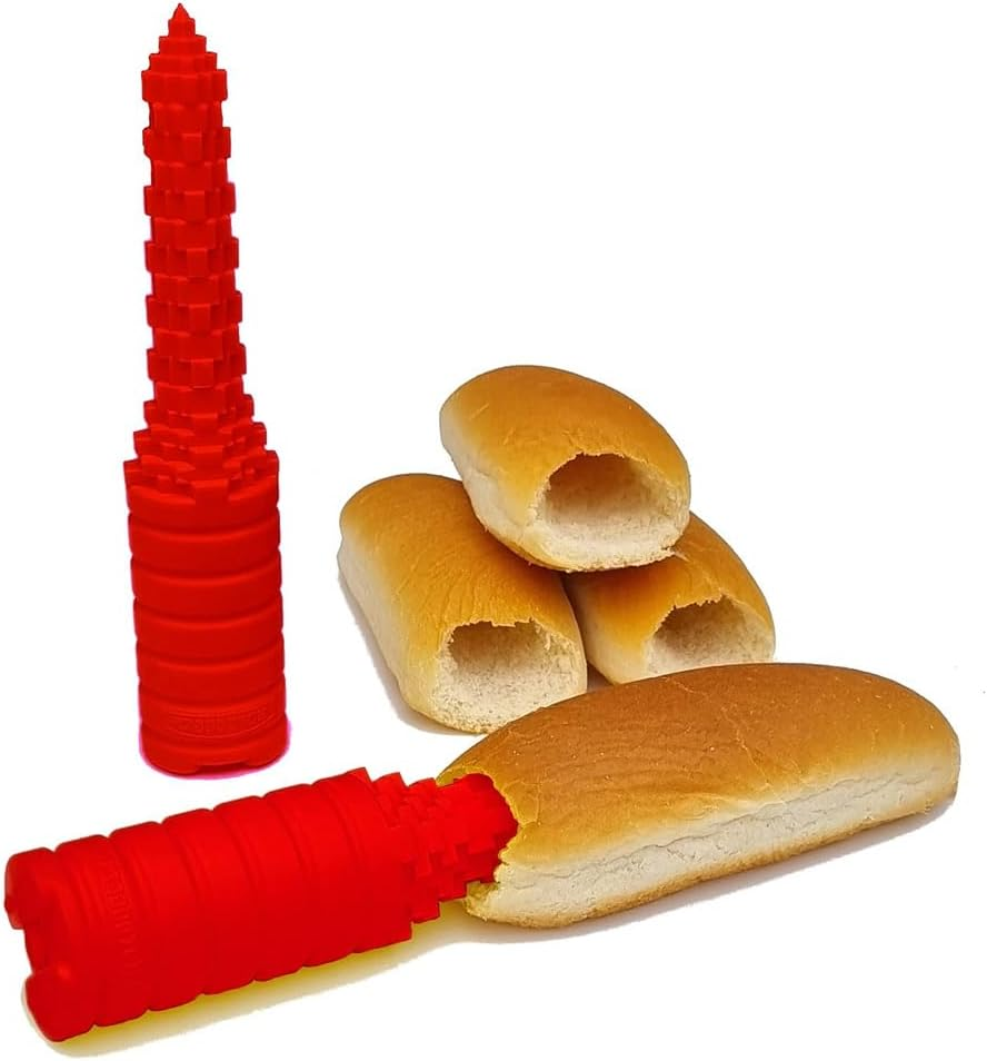 Hot Dog Bun Driller,Hot Dog Filler,Creative Bread Driller Home Kitchen Tool image number 2