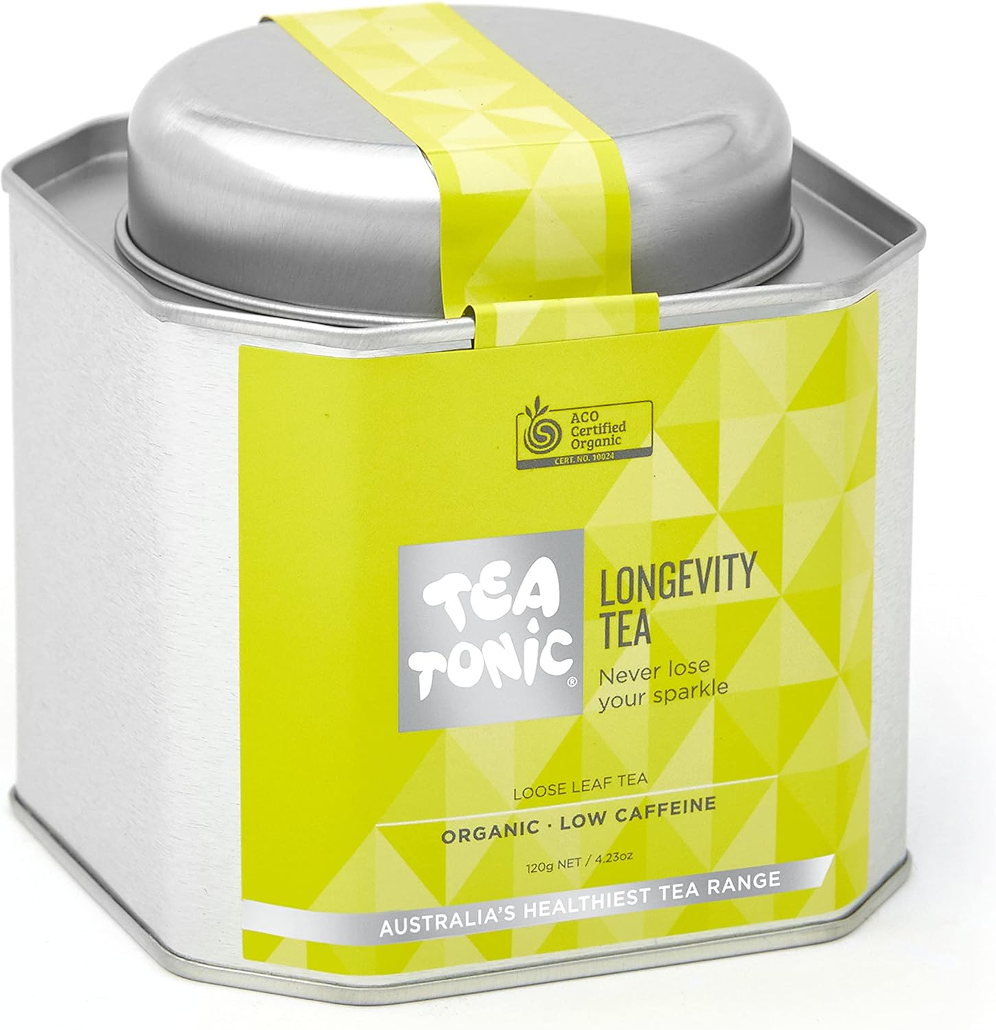 Longevity Tea Loose Leaf Caddy Tin