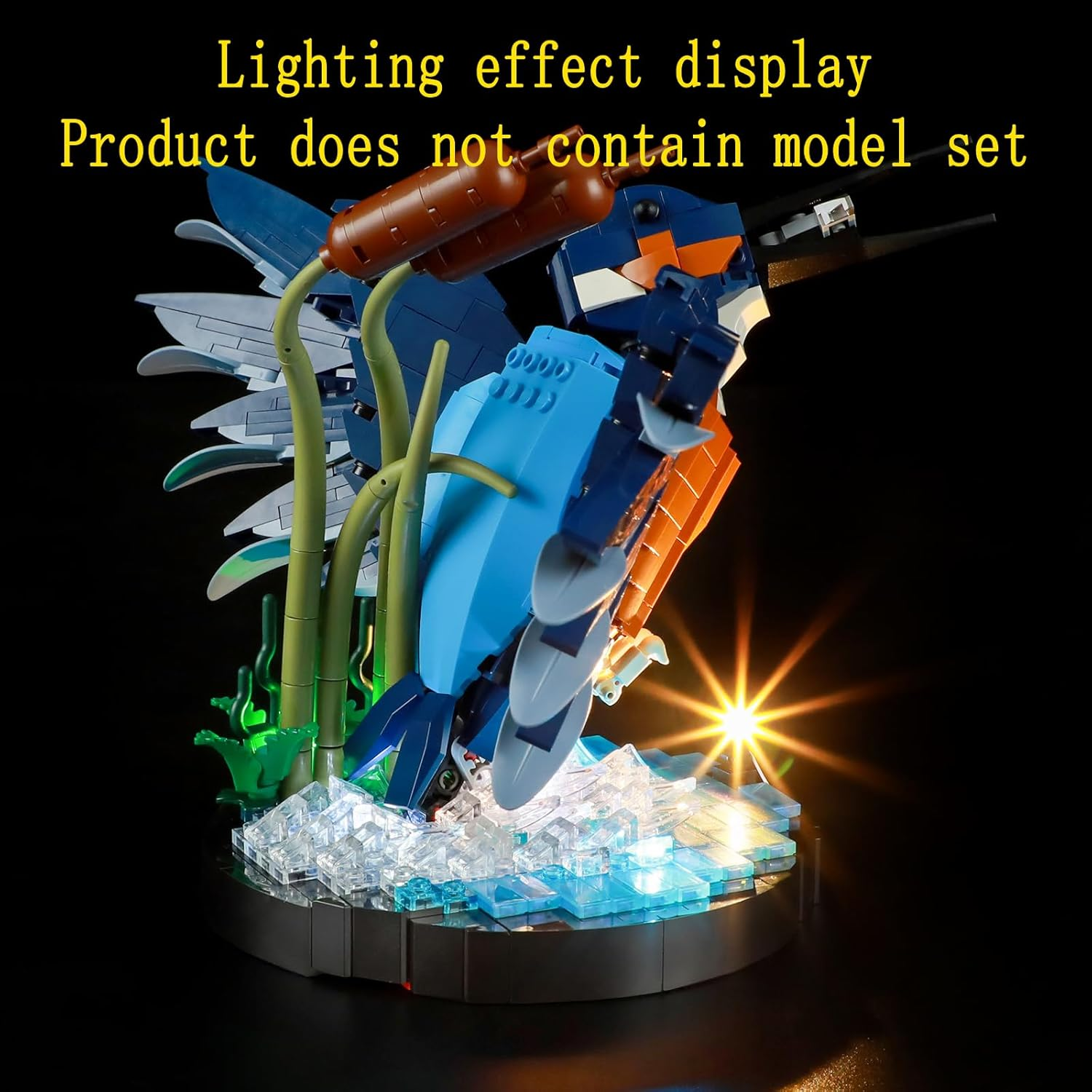 GEAMENT LED Light Set Compatible with Kingfisher - Lighting Kit for Kingfisher Model 10331Z (1 Piece, Ages 12+, Blue) image number 2
