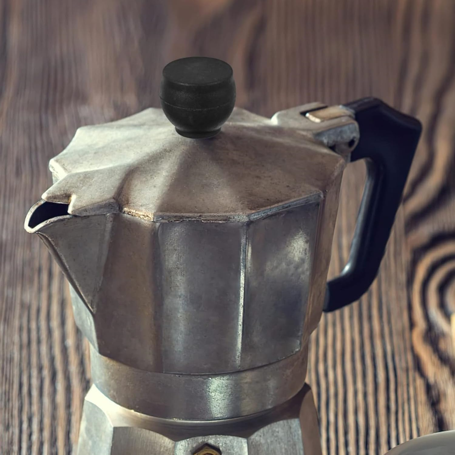 Lyfengdeam 10Pcs Coffee Pot Lid Handle, Mini Knobs Universal Pot Lid Stainless Steel Coffee Pot Bakelite Pot Lid Knobs Tempered Glass Lid Pan Lid Handle Small Pot Lid Knob Pot Accessories (Black2) - Black2 image number 6