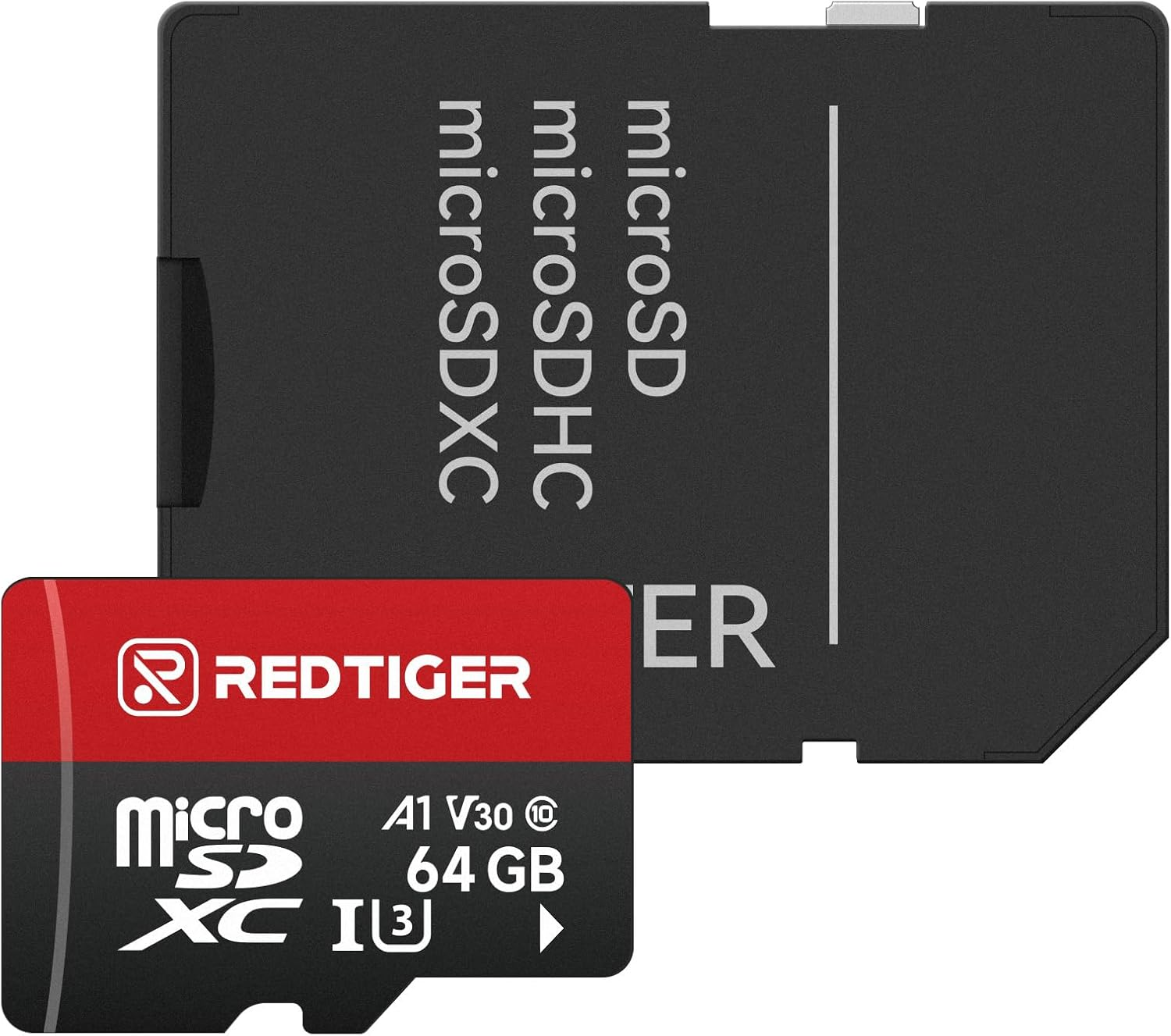 REDTIGER High Speed 64GB Micro SD Card with Adapter, Microsdxc UHS-I Class 10, U3, V30 A1, Support for Dash Cam and 4K Video Recording, Compatible Only with F7NP & F7N Touch image number 5