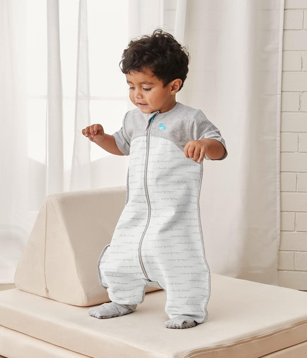 Love to Dream Sleep Suit - Twin Zipper - Grid Pads - Reduce Slipping - Machine Wash - Wearable Blanket - All Season - Onesie - Play and Sleep - 1.0TOG image number 5
