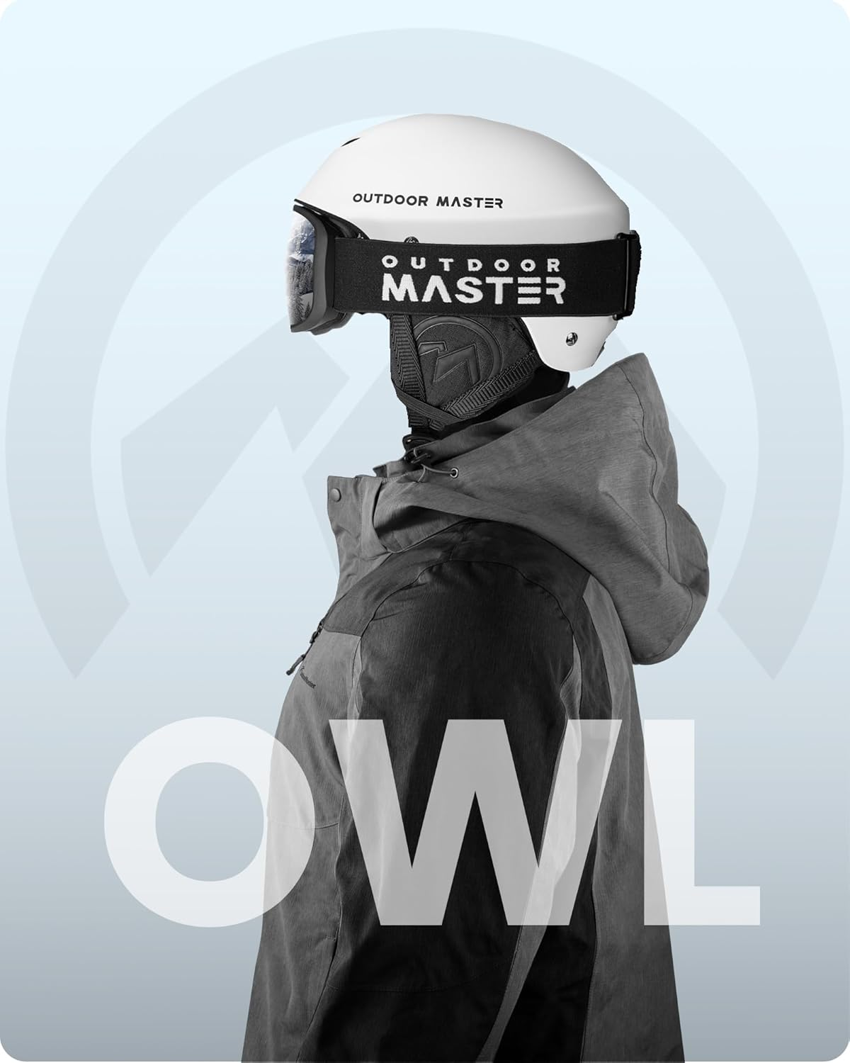 Outdoormaster Owl Ski Goggles OTG, Snow Snowboard Goggles for Men Women Youth, Anti-Fog, 100% UV Protection image number 2