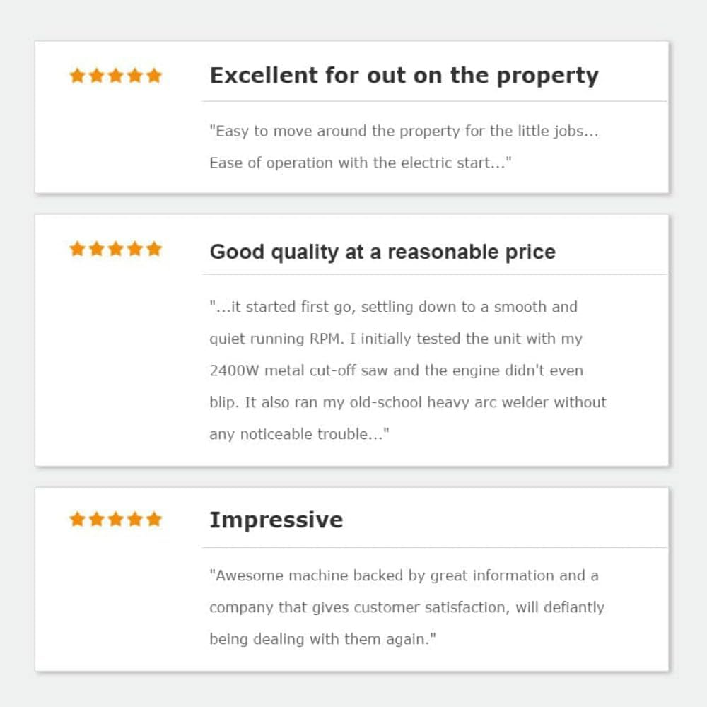 Genpower Gx12025I 8.4Kw Peak 6Kw Rated Single Phase Petrol Commercial Generator image number 6