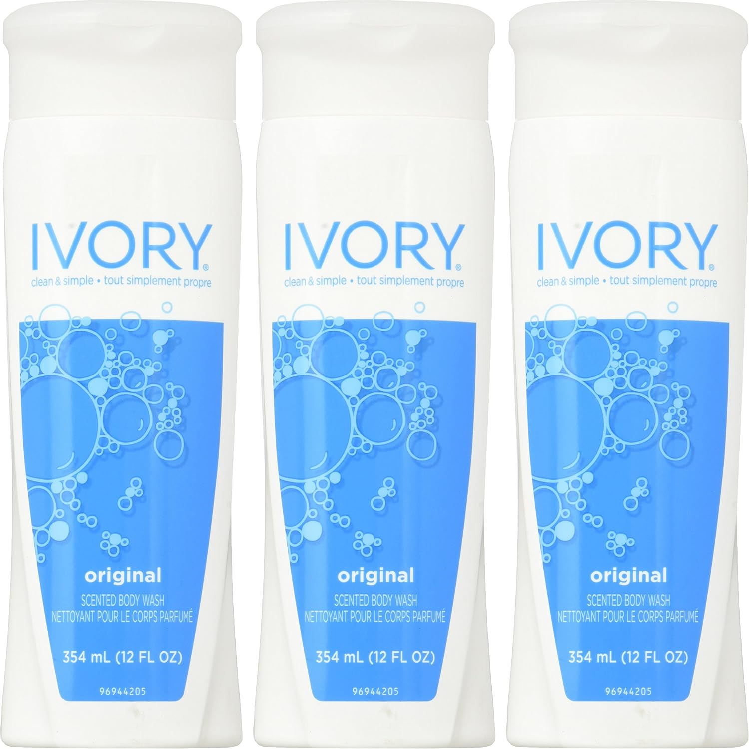 Ivory Body Wash, Original, 12 Ounces (Pack of 3) from Ivory image number 1