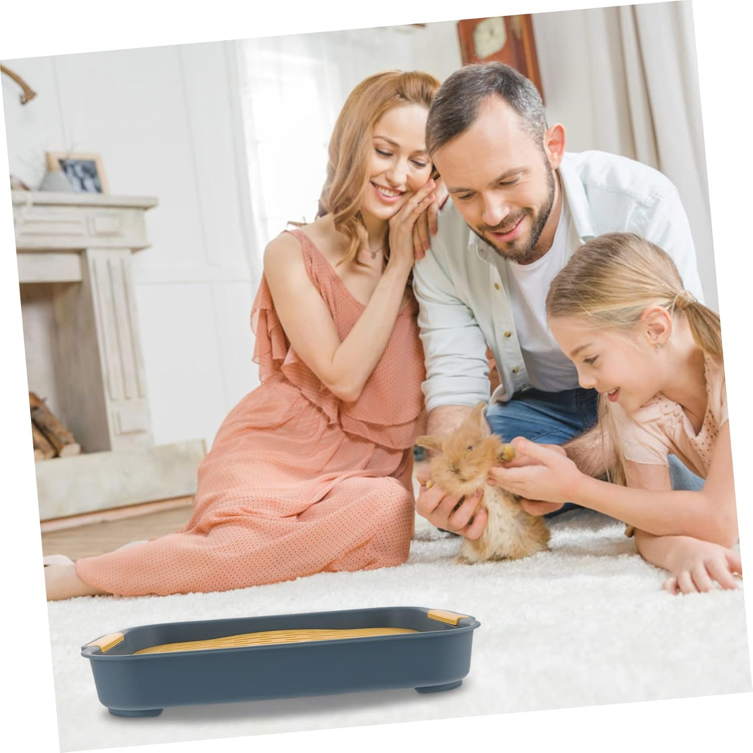 BUGUUYO Litter Box Hamster Litter Pet Toilet for Small Animals Easy to Supplies image number 2