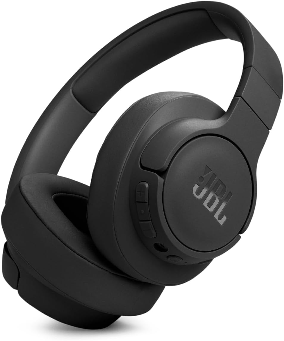 JBL TUNE 770NC Wireless Over-Ear Hybrid Noise Cancelling Headphones with App Multipoint 40Mm Driver (Black)