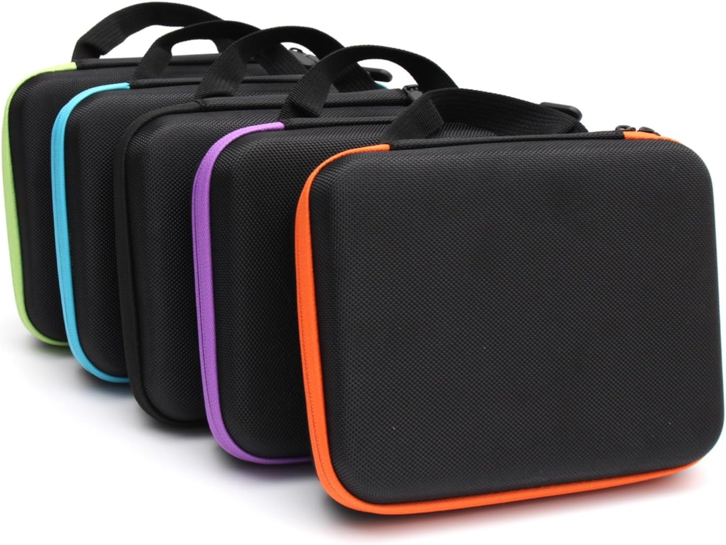 Wuyangcun Essential Oils Storage for 10Ml Essential Oils Travel Case Carrying Case 30 Bottles for Doterra Young Living Oils (Purple) - Green image number 4