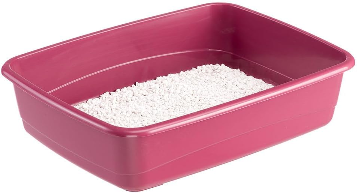 Ferplast Cat Litter Box, Open Cat Litter Tray, with High Edges, 46.5 X 35.5 Xh 11.5 Cm, NIP 10 Pet Litter Box image number 2