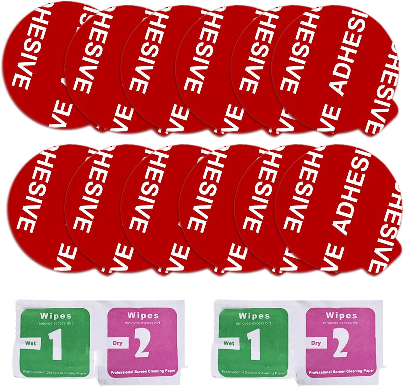 D.Sking 12 Pack 3M Sticky Adhesive Replacement Compatible with Socket Mount Base VHB Sticker Pads for Collapsible Grip & Stand image number 5