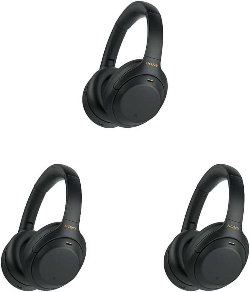Sony WH1000XM4 Noise Canceling Wireless Headphones with Alexa Voice Control, up to 30 Hours Battery Life, Black (Pack of 3) image number 3