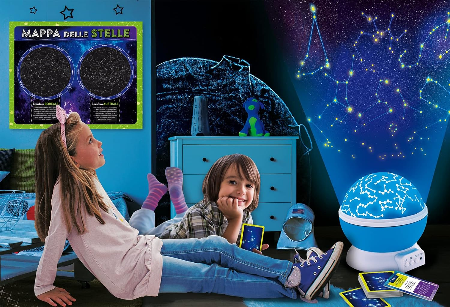 Lisciani - I'M a Genius the Science of Stars, Electronic Planetarium, Multi-Colour, 97555
