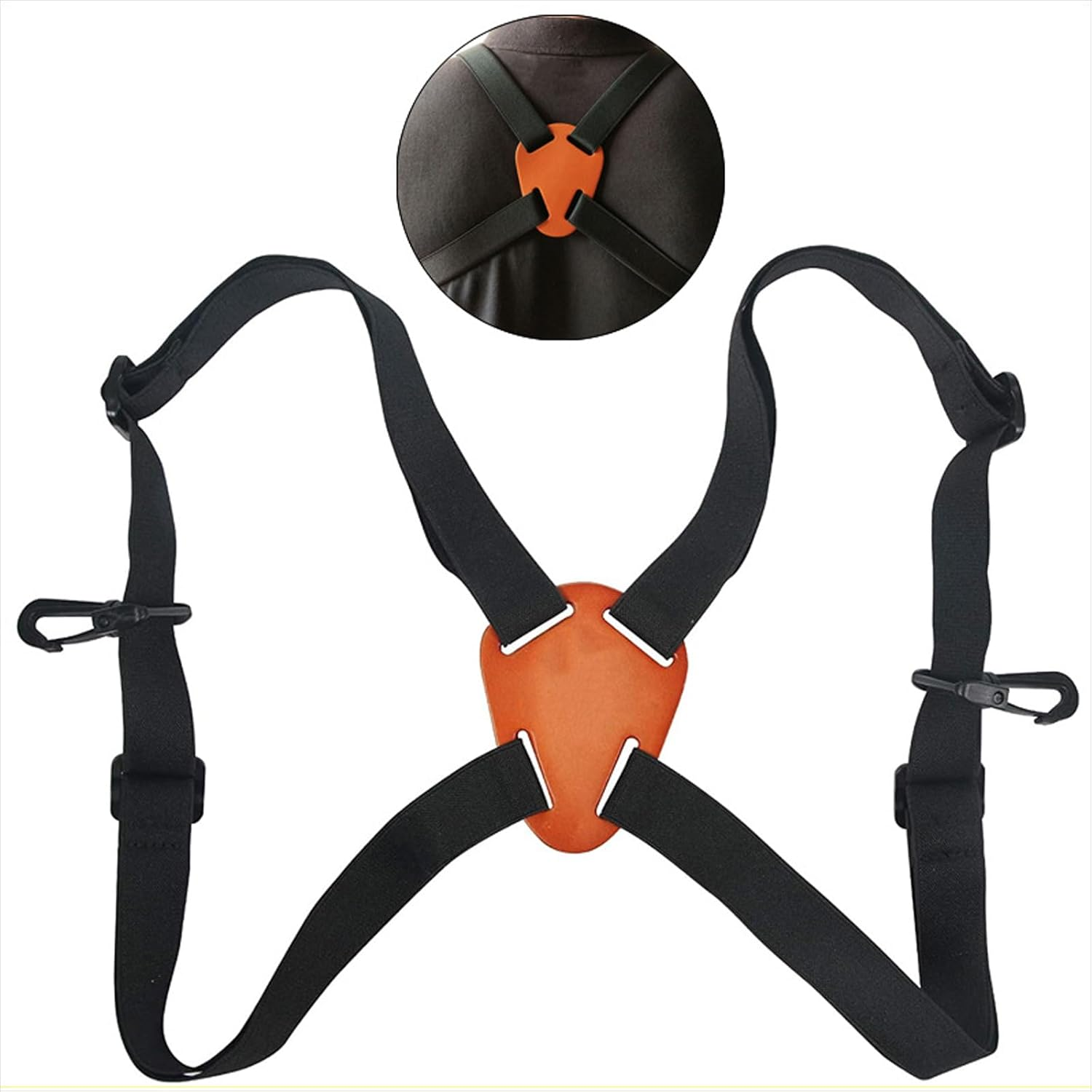 Outret Binocular Chest Harness,Harness with Adjustable Strap for Golfers, Hunters, Photographers, Hunting, Birding, Climbing (Black) image number 2