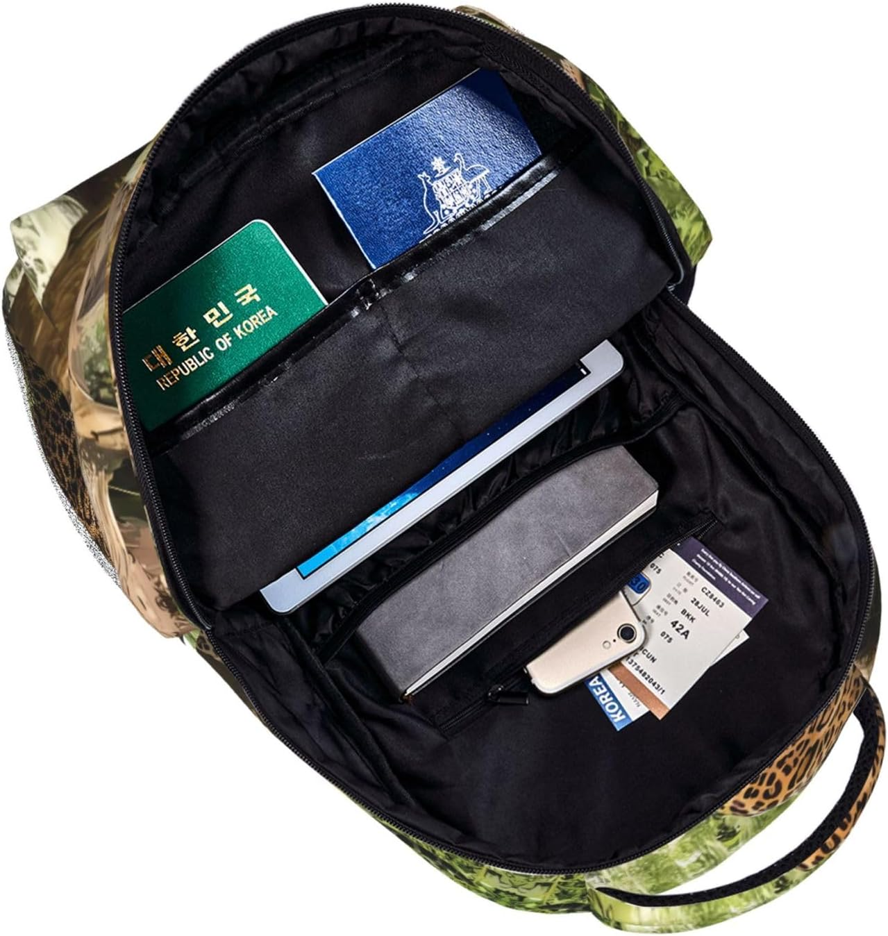 CHRYSM Backpack for Girls Boys Teens Schoolbag,Bookbag,Planet Space Solar System Daypack for High School,College,Travel,Work - Marble image number 5