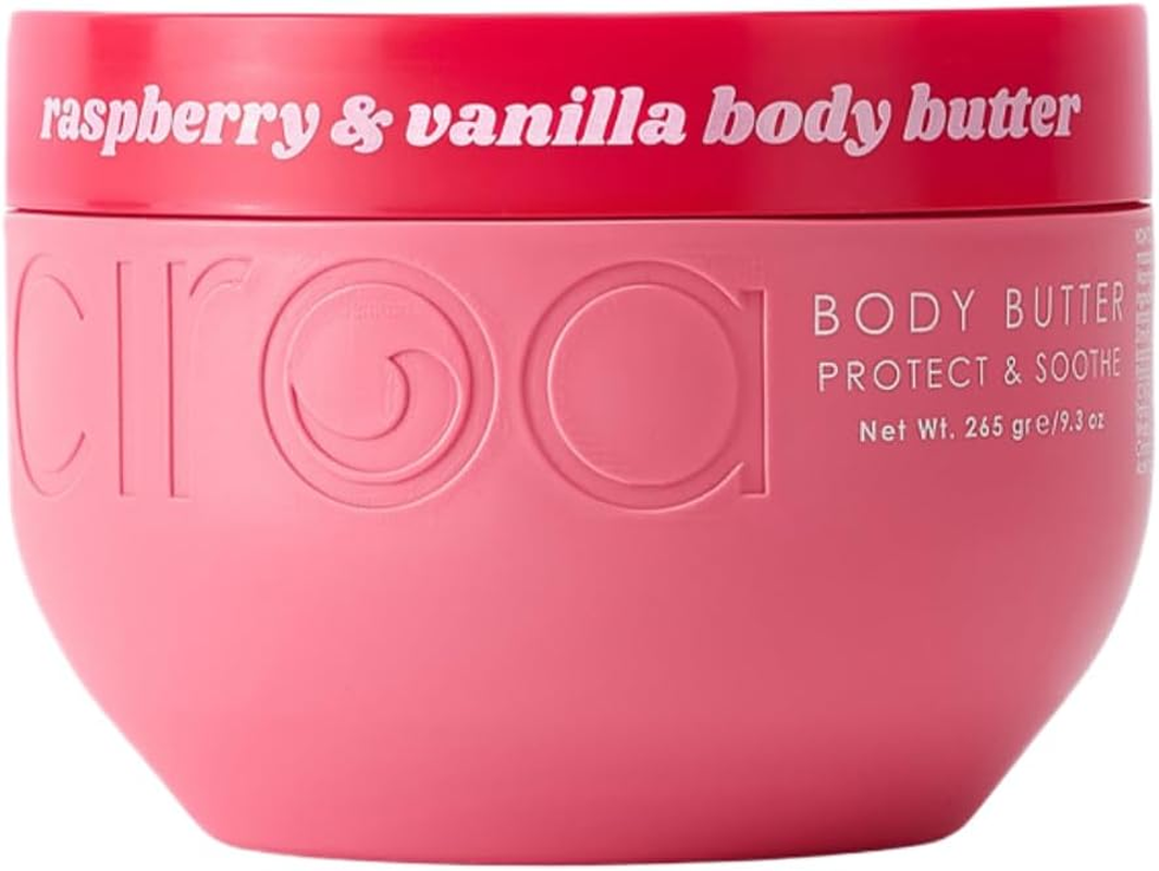 Ciroa Beauty Raspberry & Vanilla Body Butter 265G | with Shea Butter, Glycerin & Vanilla Extract | Deep Hydration for Dry Skin | Softens, Smooths & Restores Glow | Non-Greasy Vegan Formula image number 3