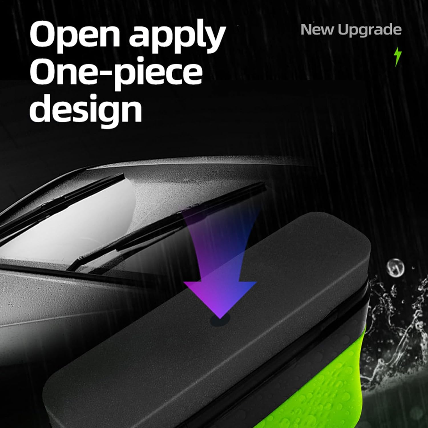 Oil Film Cleaner Agent - Automotive Glass Detailing Cleaner with Brush | Oil Film Stain Removal Long-Lasting Vehicle Maintenance Solution for Rain Marks Bird Droppings Stickers image number 5