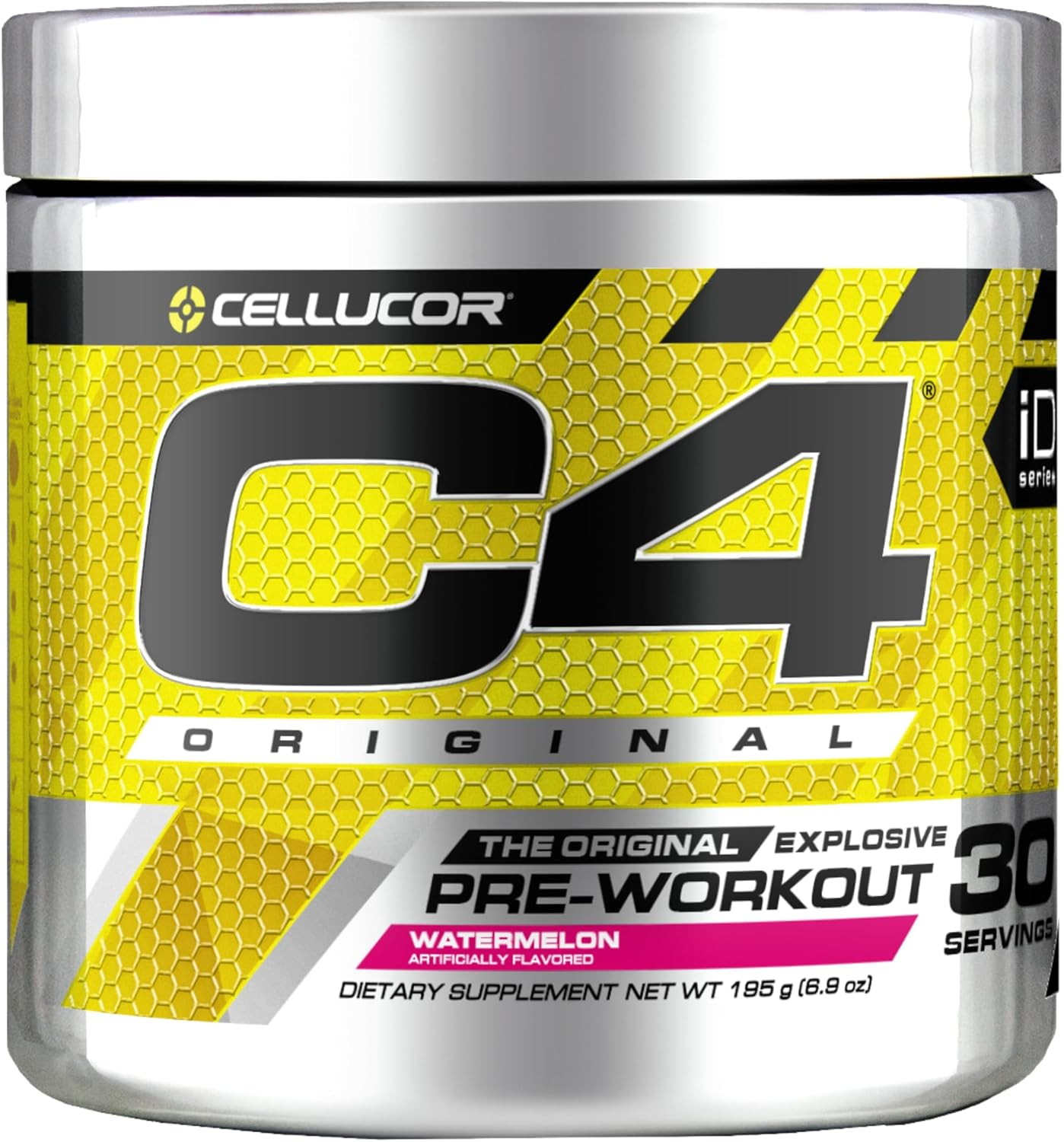 Cellucor C4 ID Original Preworkout 30 Serves Watermelon 195 Grams image number 6