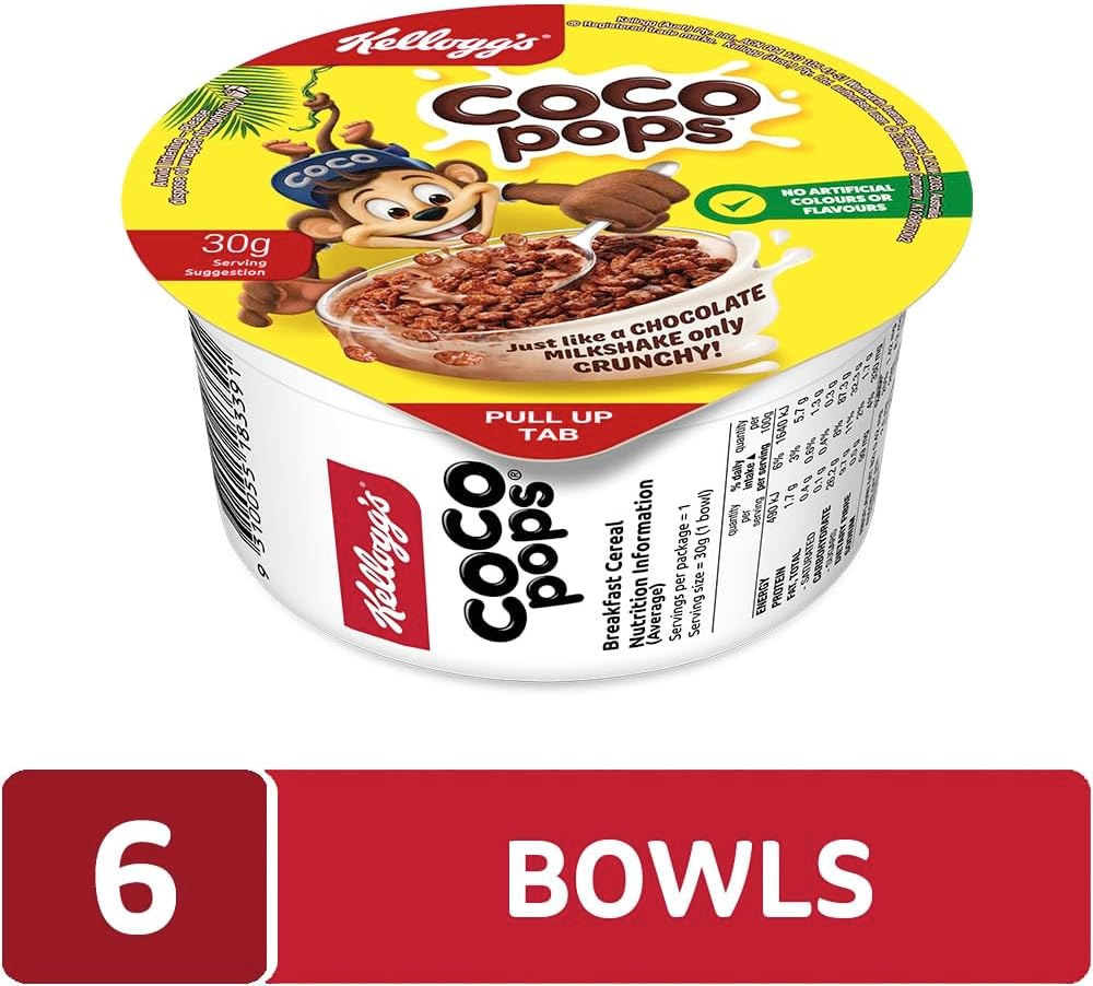 Kellogg'S Coco Pops Travel Bowl 30 G (Pack of 6) image number 5