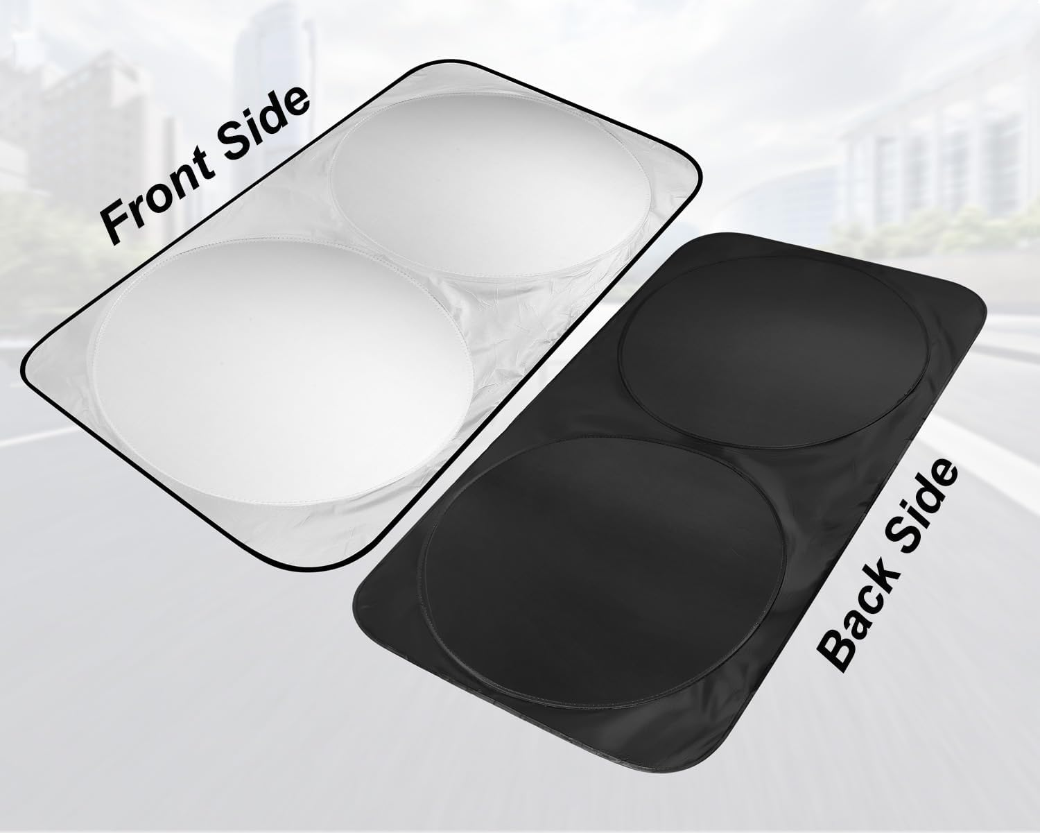 XHRING Windshield Sun Shade for Audi A4 A5 A6 A7 A8 Q3 Q5 Q7 Q8 S6 S7 S8 Accessories, Car Front Window Sunshade Sun Visor Shield for Audi RS5 RS7 2013-2024 Sun Protection