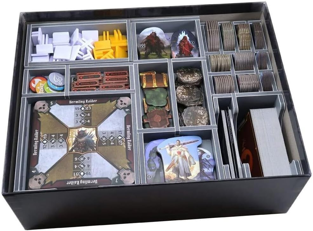 Folded Space Box Inserts for Gloomhaven: Jaws of the Lion Board Game