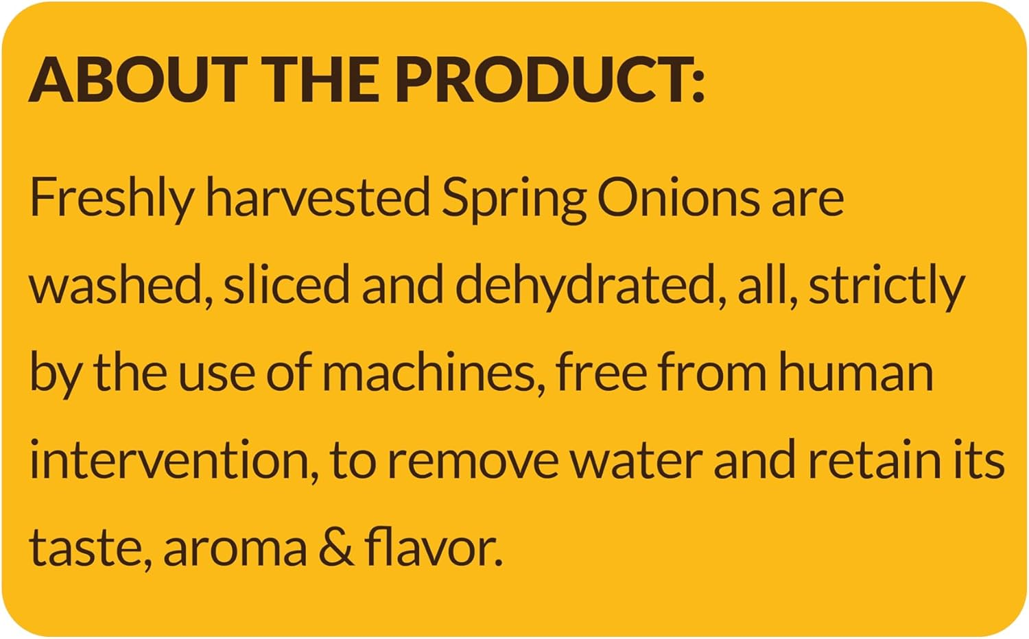 SHROOTS Dehydrated Chopped Spring Onion Flakes Pure Vegetarian No Added Salt Easy Cooking Essential Machine Dried Vegetable with Natural Aroma Ideal for Immune Support & Digestive - 0.71 Oz, Pack of 1 image number 4