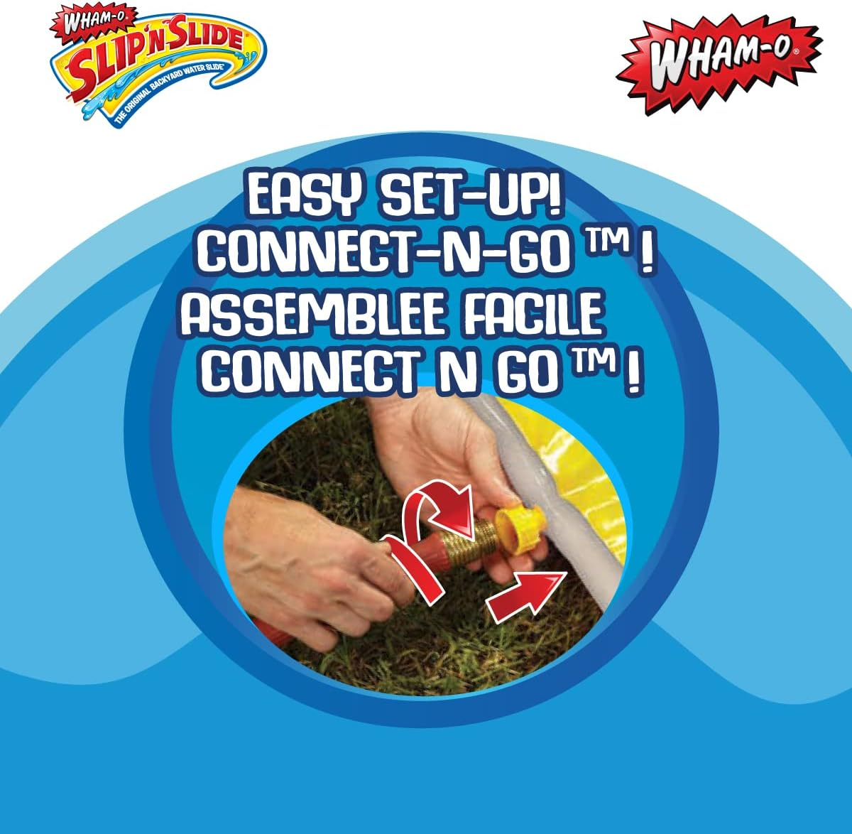 Whamo Slip 'N Slide Hydroplane Triple XL Water Slide for 5+ Years Kids, 18 Feet Size, Multicolor image number 4