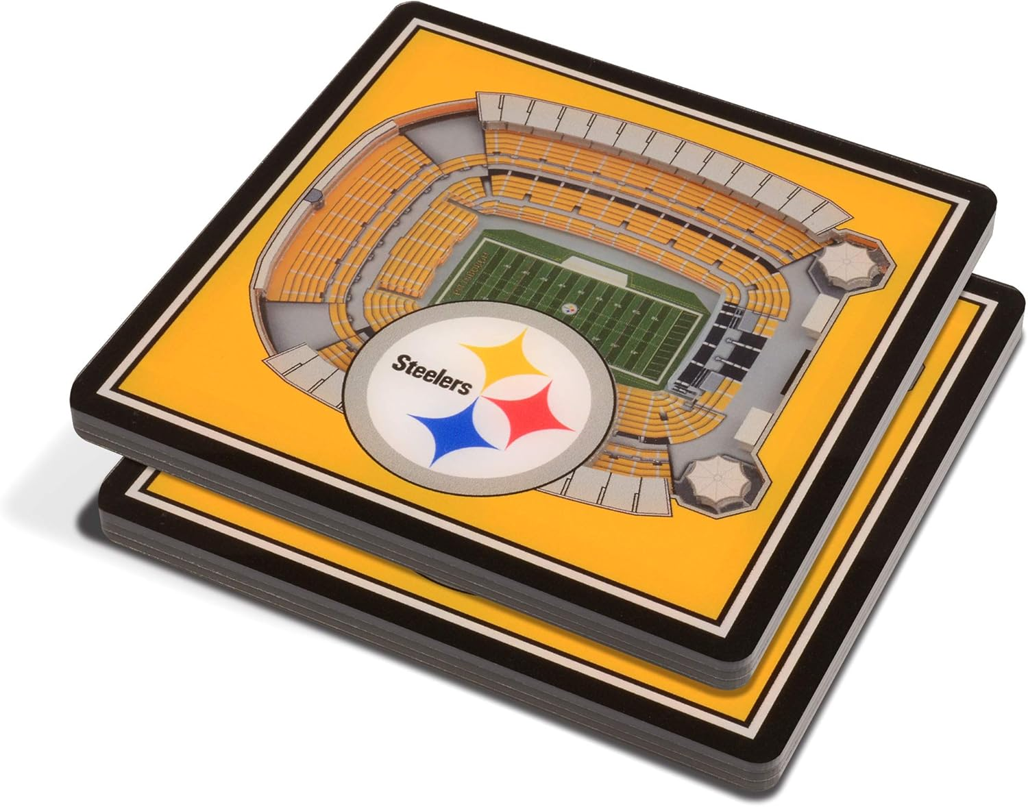 Youthefan NFL 3D Team Stadiumviews 4X4 Coasters - Set of 2 image number 2